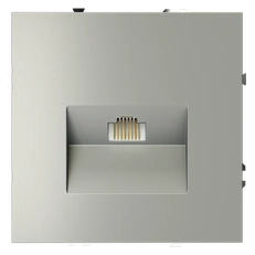 Изображение Розетка компьютерная встраиваемая VOLTUM S70 RJ45 кат.6 (сталь)